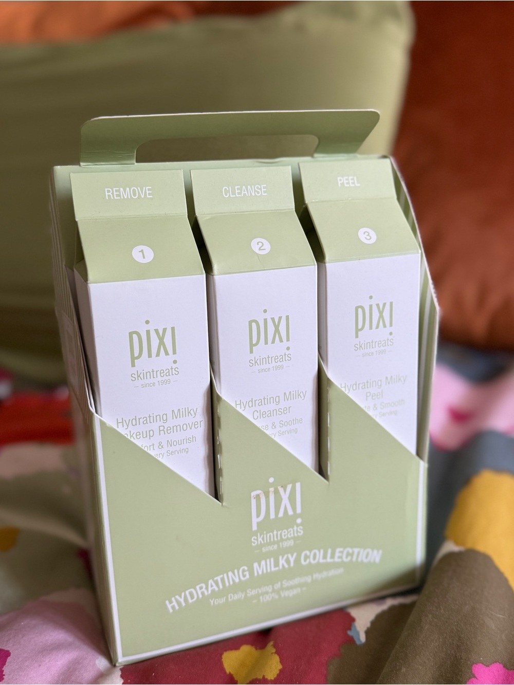 6 Piece Pixi Hydrating Milky Set Tonic, Serum, Lotion, Remover, Cleanser, Peel
